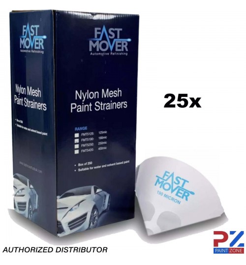 25x Paint Strainers Fast Movers FMT5190 190 Micron